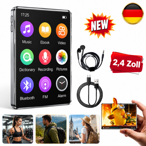 Mp3 player usb 4 zoll - usb-c, 2,4