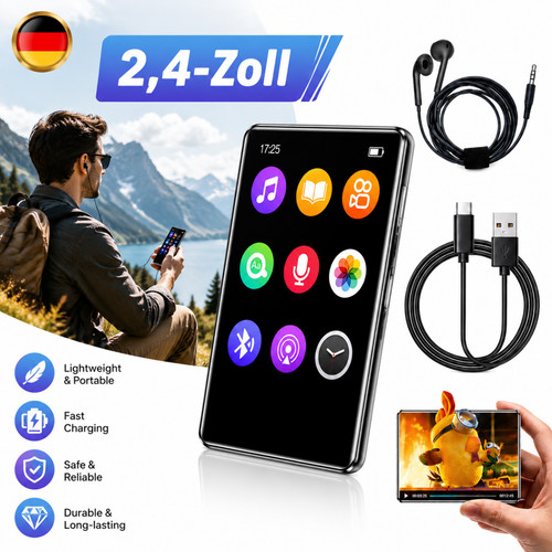 Tragbar mp3 player touchscreen - tragbar,