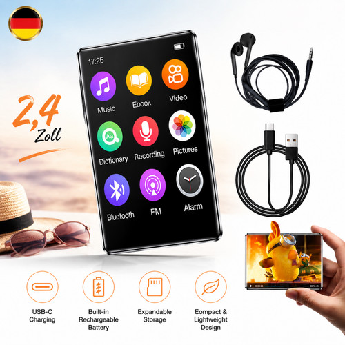 Mp3 player tragbar - tragbar, bluetooth